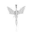 Stříbrný přívěsek andělka se zirkony L4461081