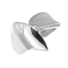 Stříbrný prsten lesk mat OR290