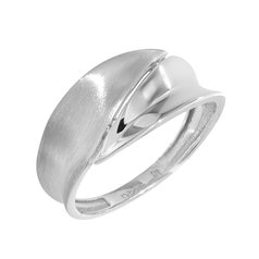 Stříbrný prsten lesk/mat OR651