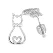 stříbrné náušnice kočka s obojkem L436585šr_2.jpg