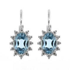 stříbrné náušnice s modrým kamenem KE47.jpg