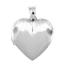Stříbrný přívěsek medailon srdce LC09