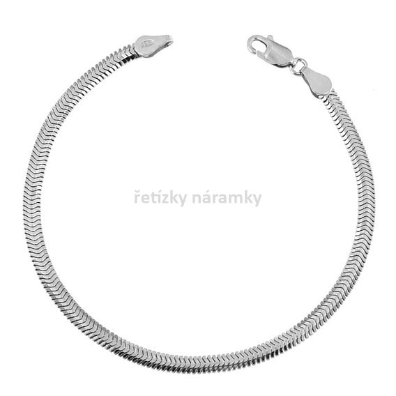 stříbrný náramek hádek čočka 1487330.jpg