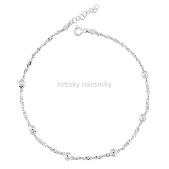 stříbrný náramek na nohu 1451035.jpg