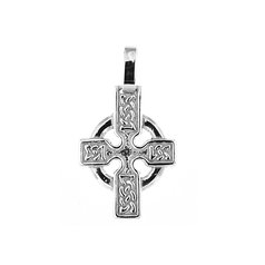 Stříbrný přívěsek keltský kříž 441175