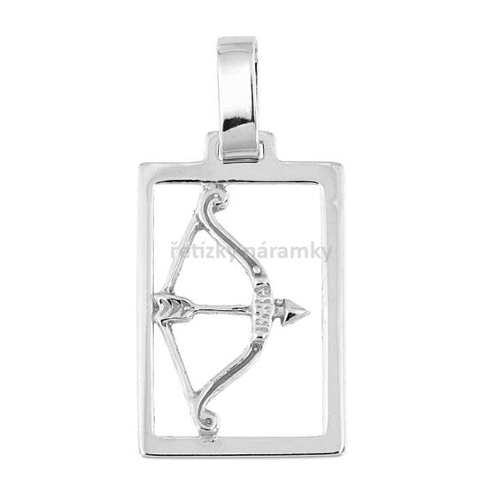 stříbrný přívěsek znamení střelec.jpg