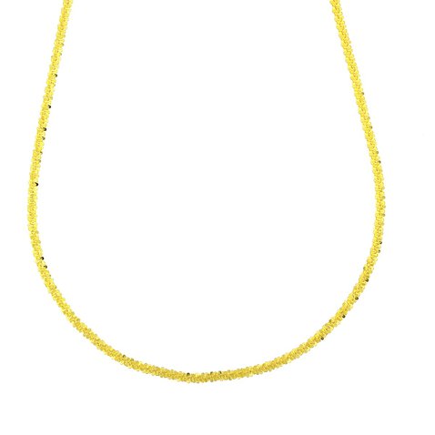 Stříbrný zlacený řetízek daisy 1820040G45